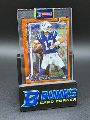 2025 Daniel Jones Topps Orange Wave 2/25