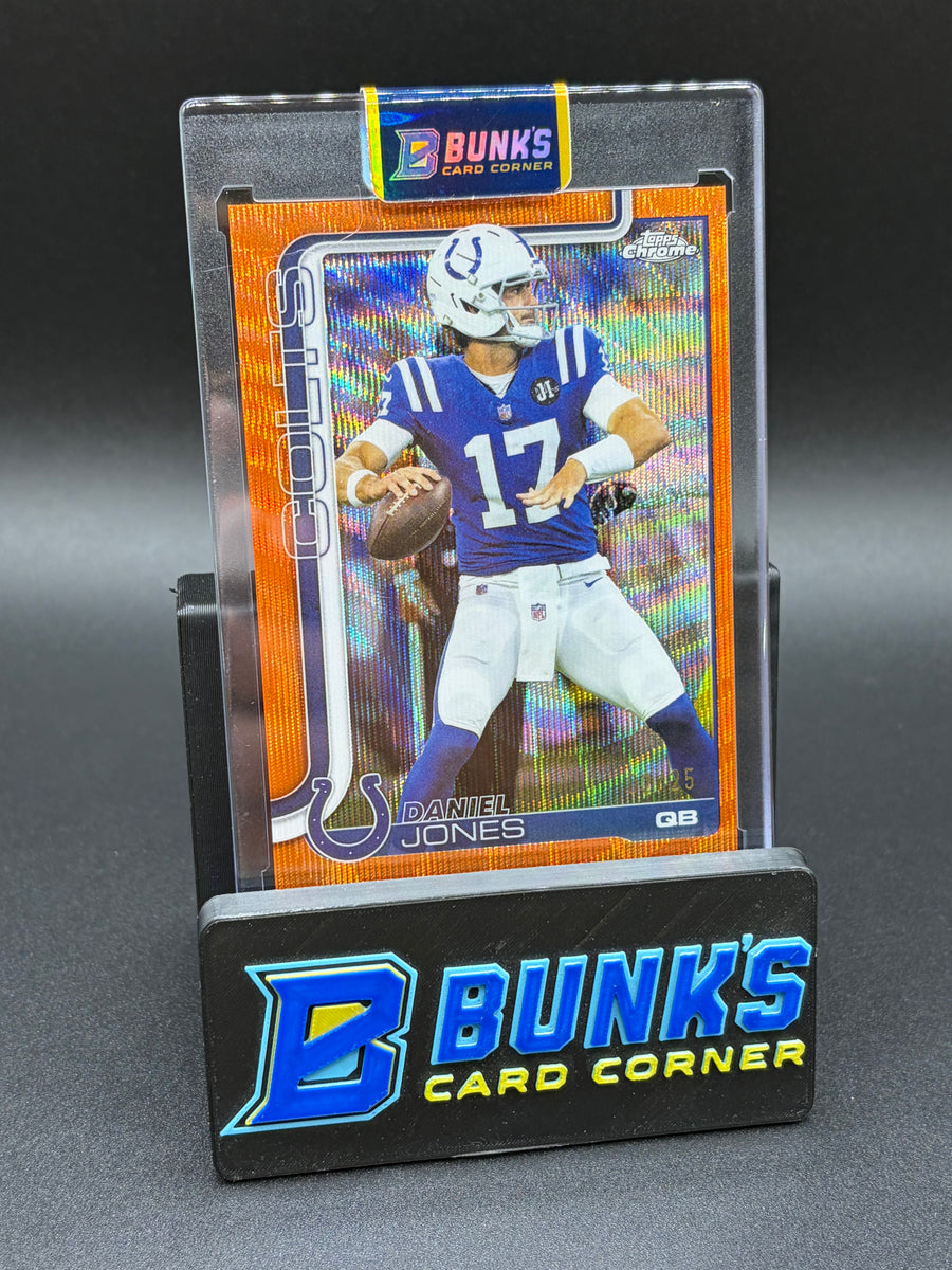 2025 Daniel Jones Topps Orange Wave 2/25