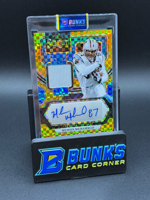 2023 Muhsin Muhammad Select Panini Gold Auto 10/10