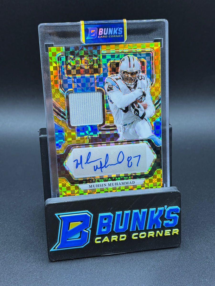 2023 Muhsin Muhammad Select Panini Gold Auto 10/10