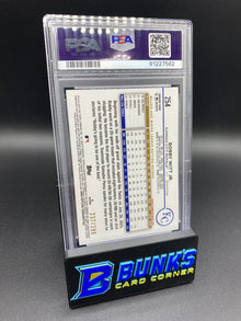 2024 Bobby Witt Jr. Orange Crackle Foil Board PSA 10