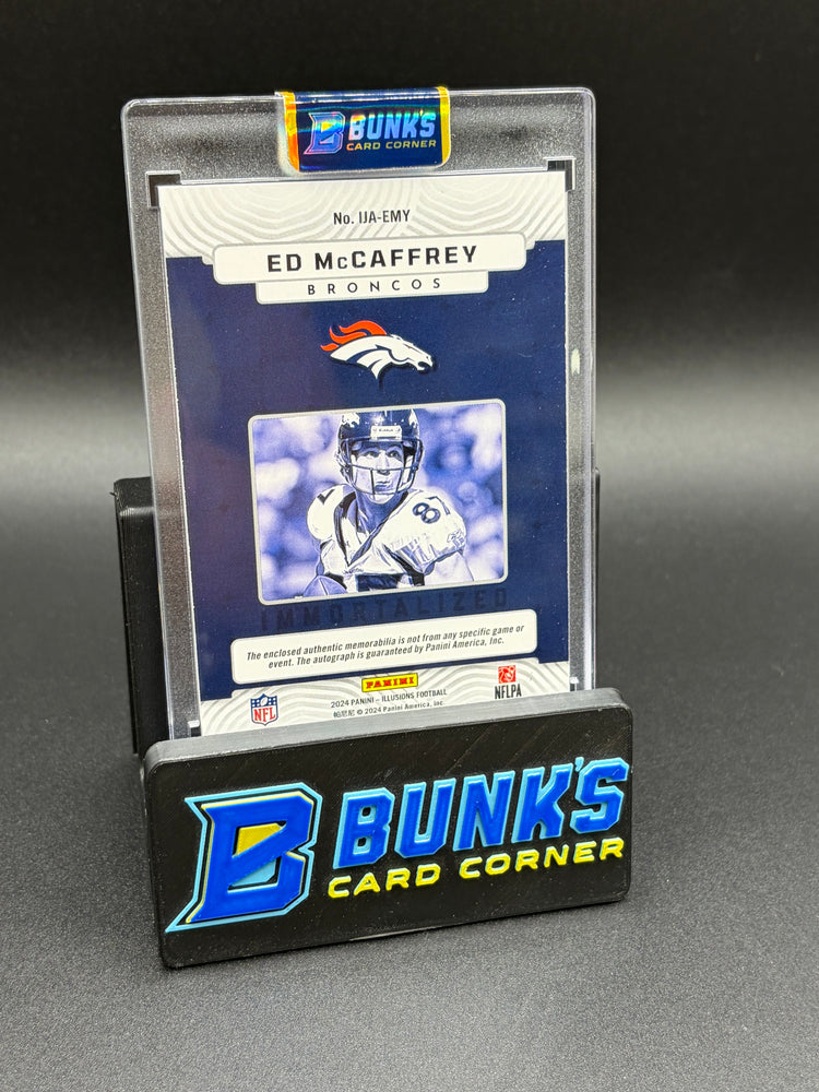 2024 Ed McCaffrey Illusions Panini Patch Auto Immortalized 47/199