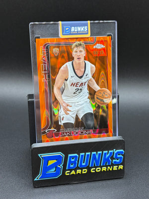 2025 Kasparas Jakucionis Topps Lava RC 8/25
