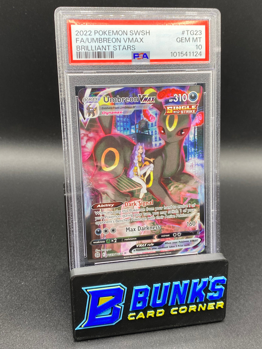 PSA 10 Umbreon Vmax Trainer Gallery Brilliant Stars