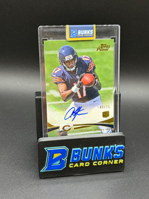 2012 Alshon Jeffery Topps Prime Time Auto 49/75 RC