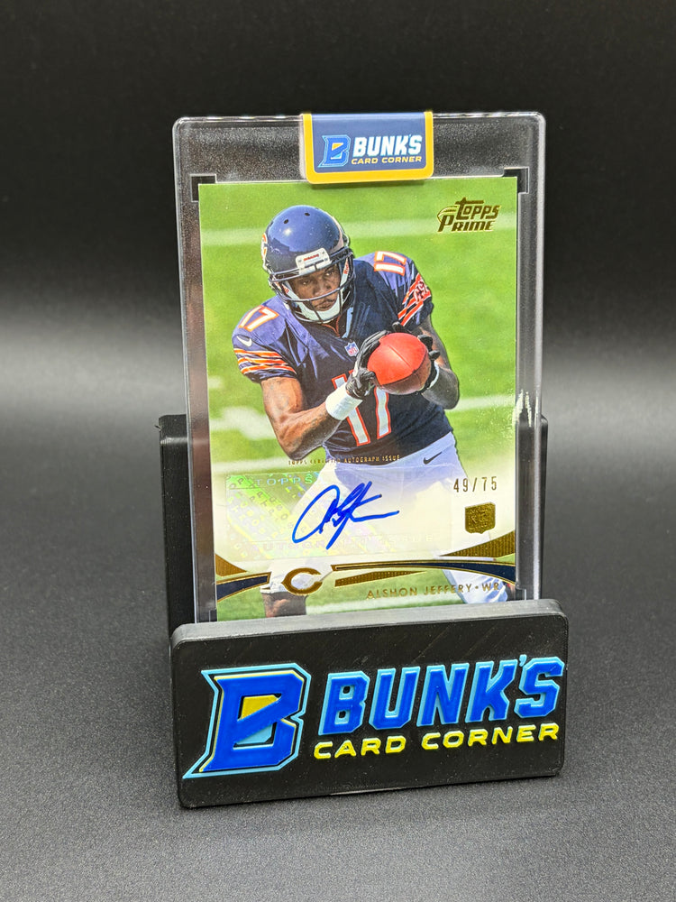 2012 Alshon Jeffery Topps Prime Time Auto 49/75 RC