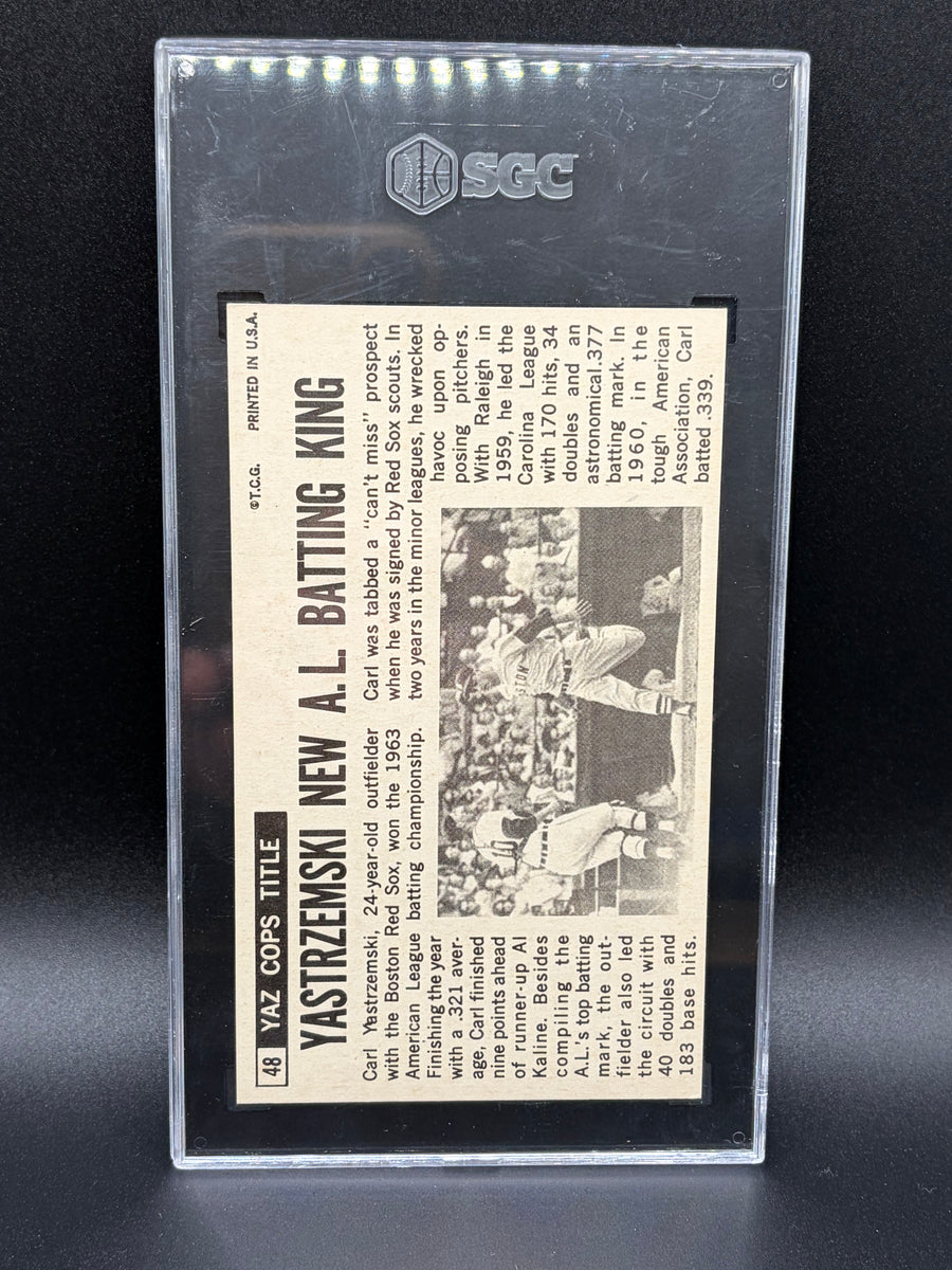 1964 Carl Yastrzemski Topps Giants SGC 7