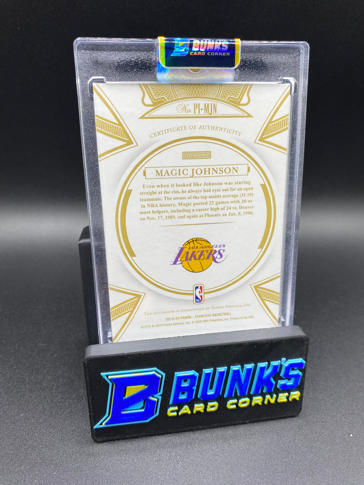 2019-20 Magic Johnson Flawless Premium Ink Auto. 2/3