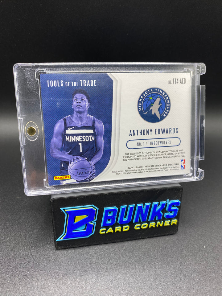 2020-21 Anthony Edwards Absolute Memorabilia Auto. 41/99 RC