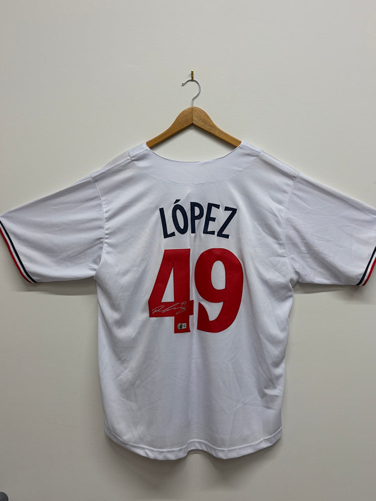 Jose Lopez Twins Pitcher Beckett COA