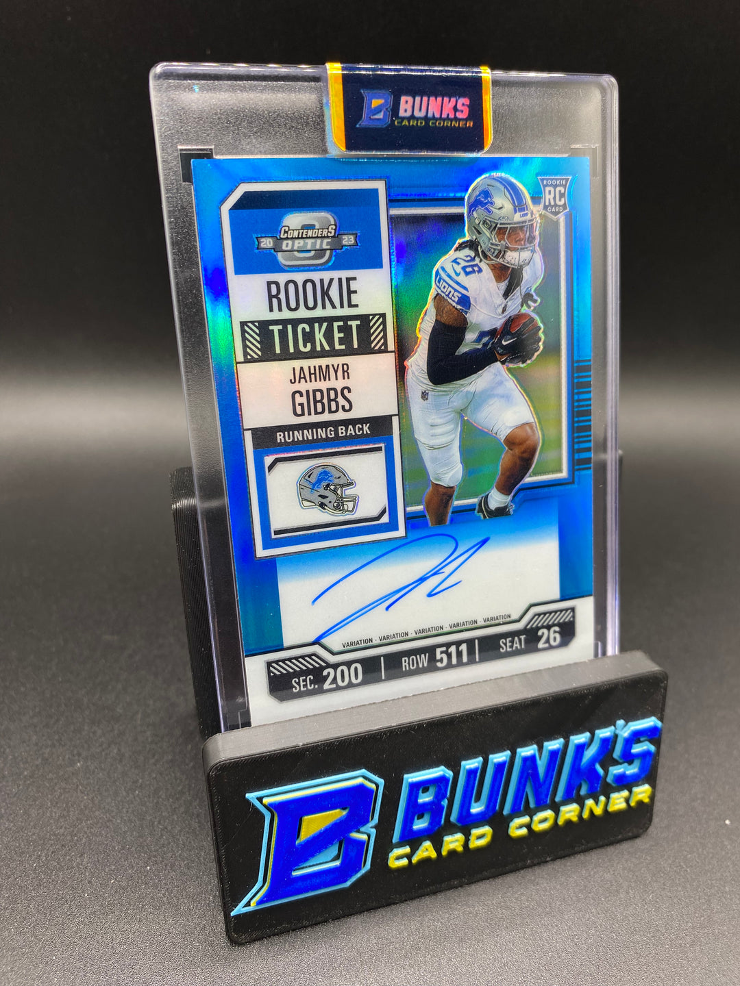 2023 Jahmyr Gibbs Auto. Optic Prizm RC