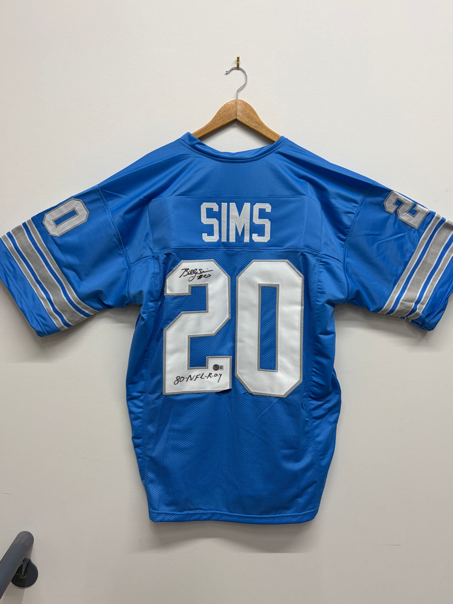 Billy Sims Beckett COA