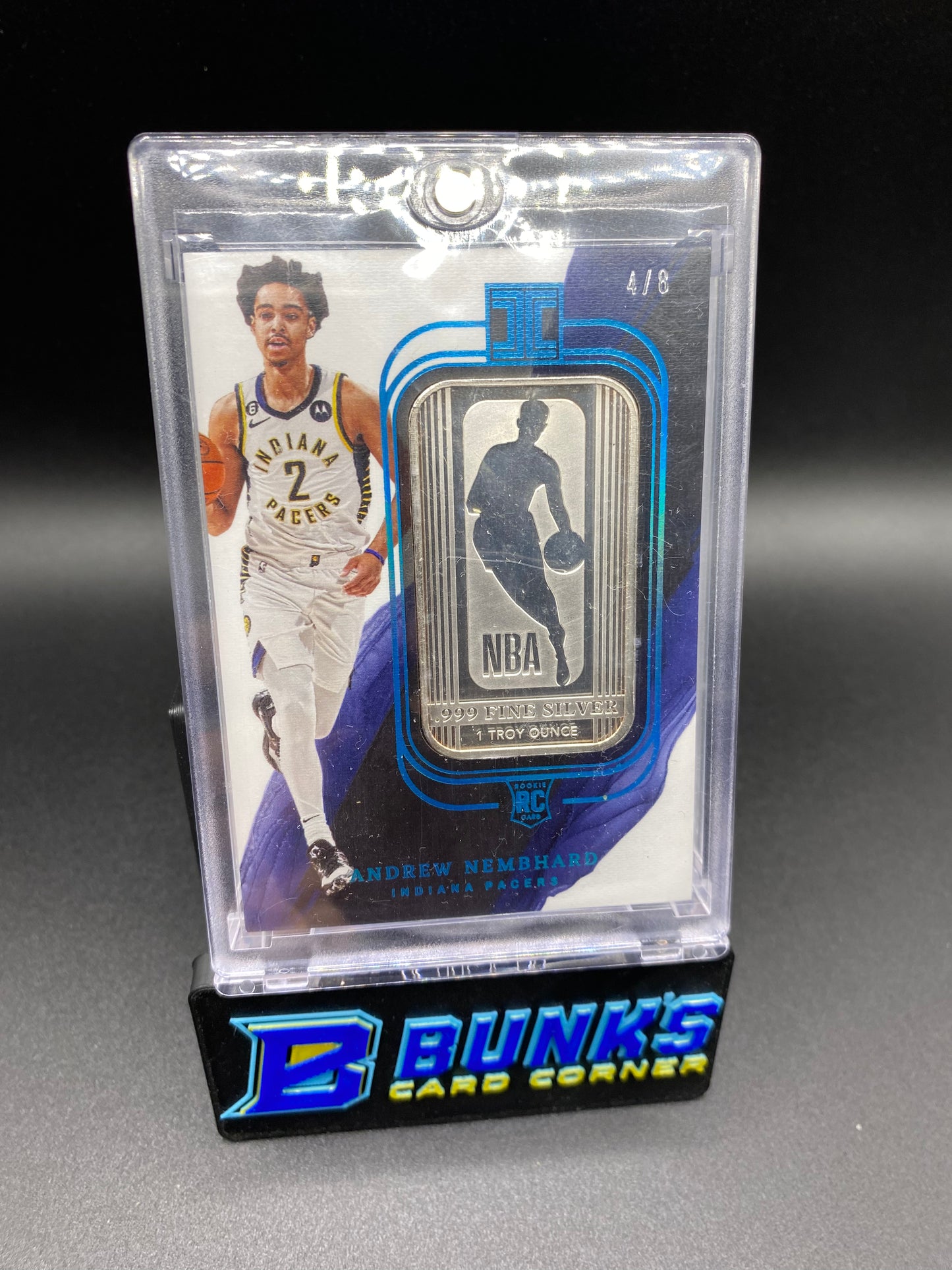 2022-23 Andrew Nembhard .999 Fine Silver 4/8