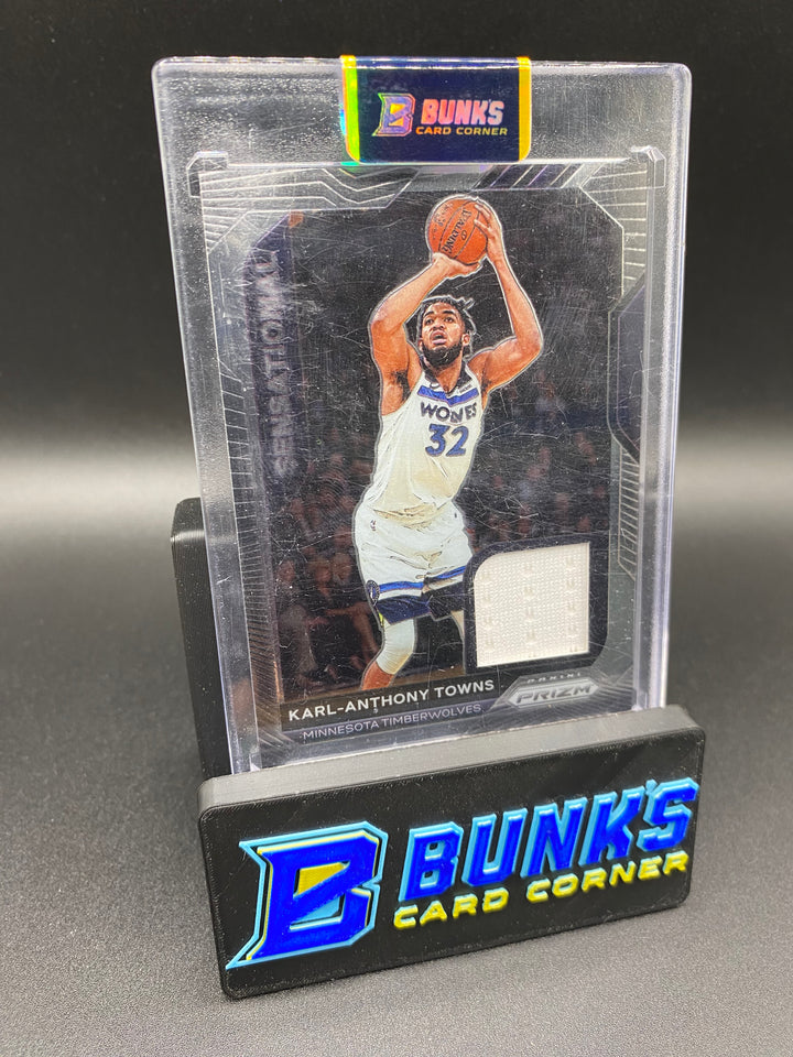 2021 Karl-Anthony Towns Sensational Patch Silver Prizm