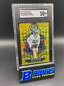 2024 Cooper DeJean Yellow Reactive Prizm SGC 10