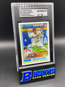 2024 Dansby Swanson Sig. Series '17 Archives BuyBack 2/9 SGC Auto. 10