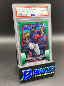 2023 Michael Harris II Green PSA 10