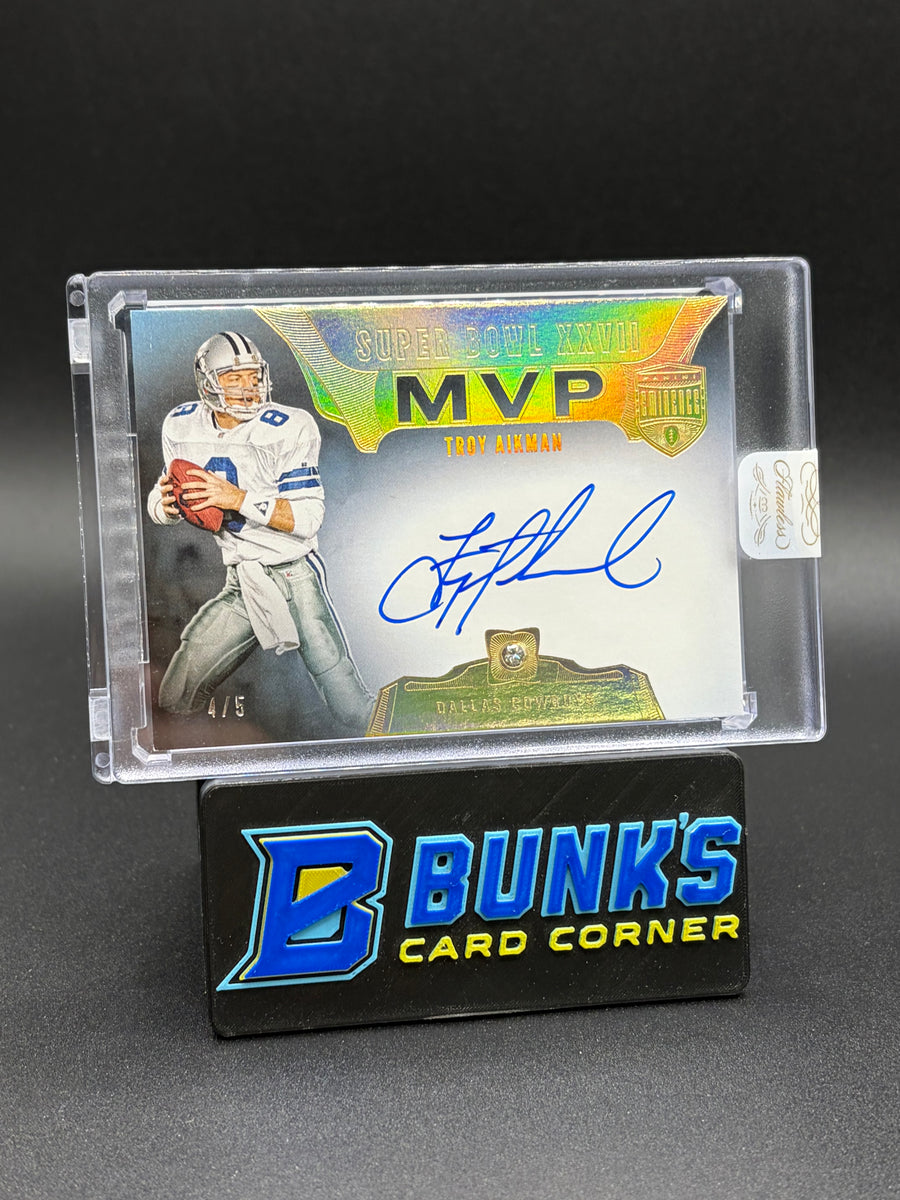 2021 Troy Aikman MVP Diamond Signatures Eminence 4/5