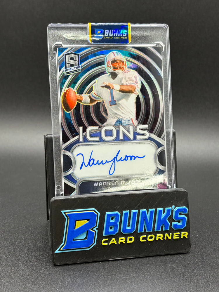 2024 Warren Moon Spectra Panini Icons Auto 1/2