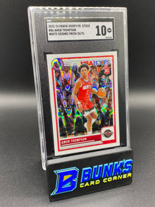 2023-24 Amen Thompson White Seismic Prizm 35/75 SGC 10