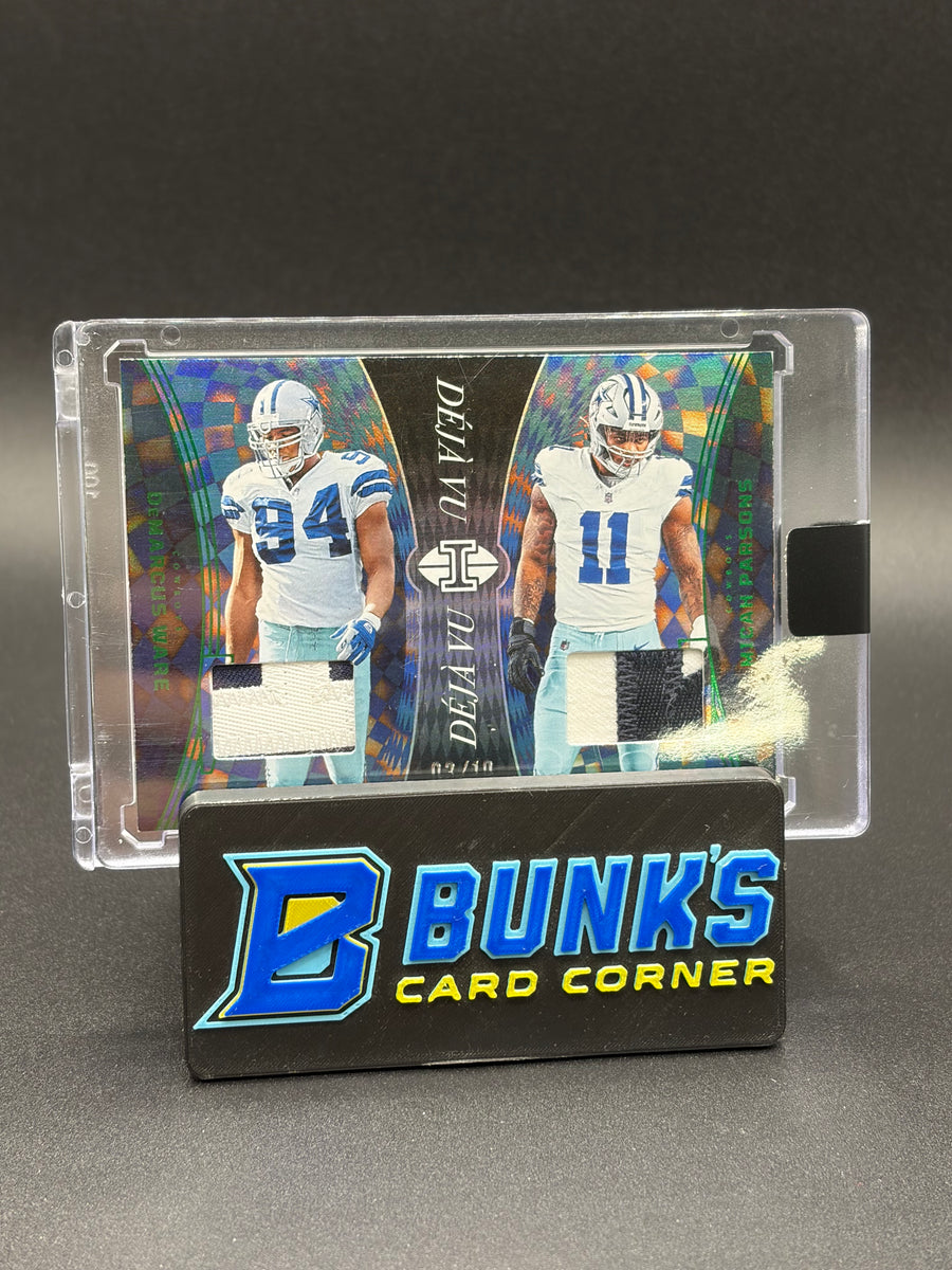 2024 DeMarcus Ware & Micah Parsons Illusions Deja Vu Double Patch 3/10