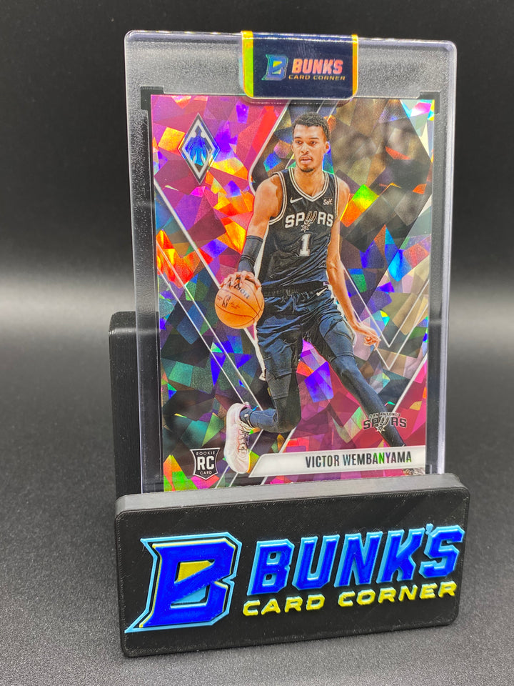 2023-24 Victor Wembanyama Pink & Black Cracked Ice 2/25