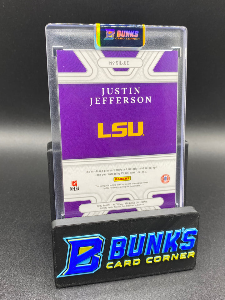 2022 Justin Jefferson National Treasures Auto. Patch 6/75