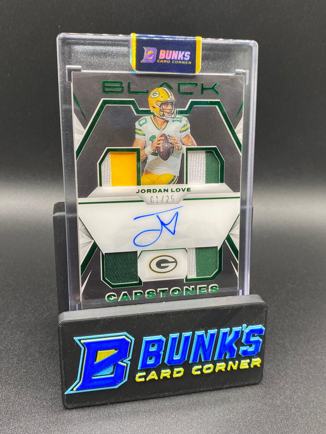 2023 Jordan Love Black Patch Auto. 1/25