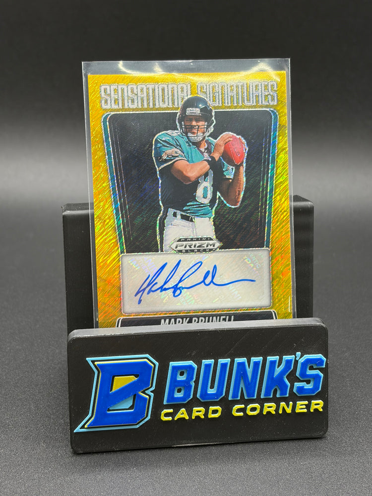 2025 Mark Brunell Sensational Gold Shimmer Signatures 4/10