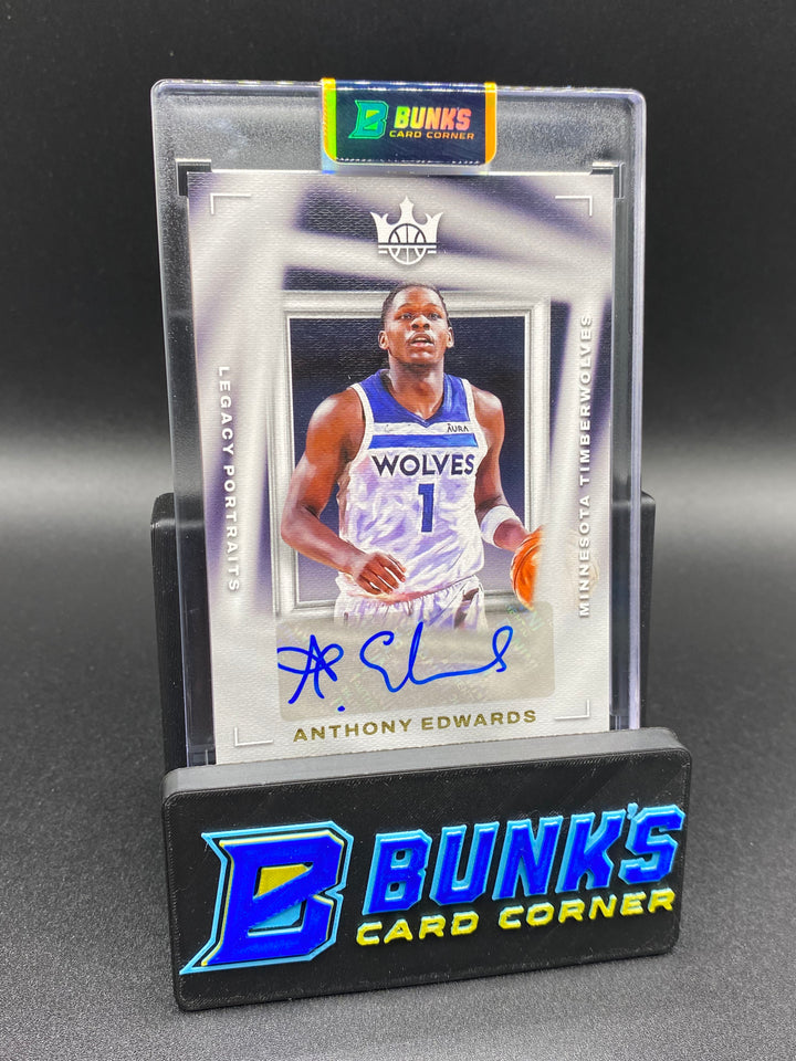 2022-23 Anthony Edwards Legacy Portraits Auto 48/99