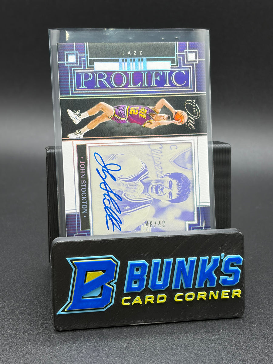 2023-24 John Stockton Prolific Signatures One and One 48/49