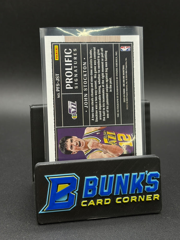 2023-24 John Stockton Prolific Signatures One and One 48/49
