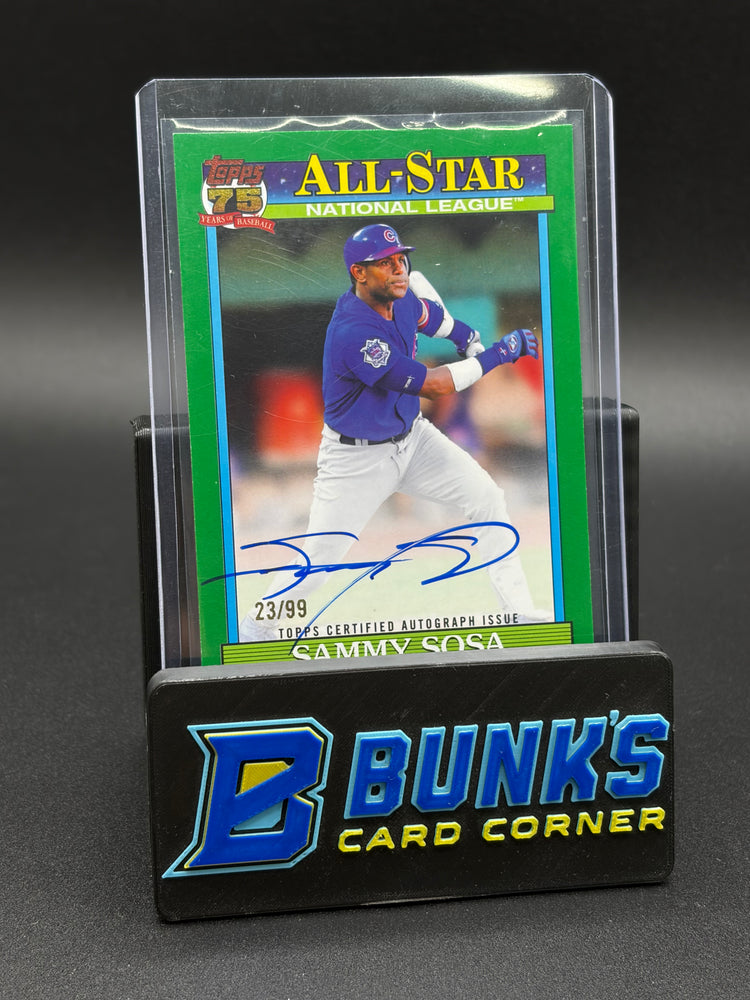 2026 Sammy Sosa Topps All Stars Auto 23/99