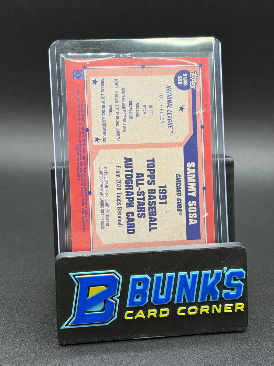 2026 Sammy Sosa Topps All Stars Auto 23/99