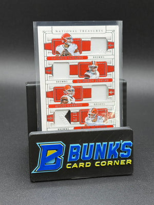 2025 Sanders/Judkins/Garrett/Graham National Treasures Quad Patch