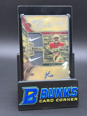 2024 Trey Benson & Jordan Travis Dual Nike Swoosh RC Auto 1/1