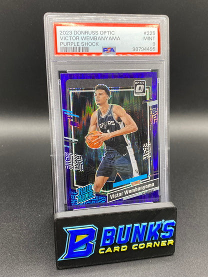 2023 Victor Wembanyama Purple Shock PSA 9