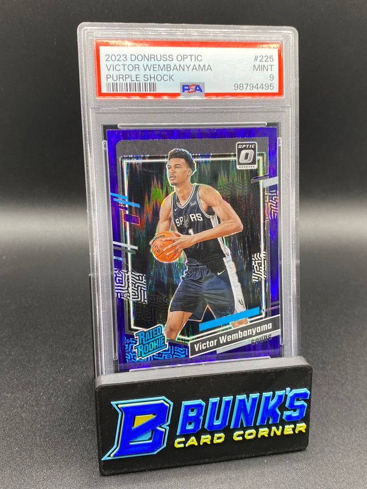 2023 Victor Wembanyama Purple Shock PSA 9