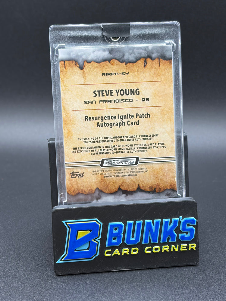 2024 Steve Young Resurgence Ignite Patch Auto 7/10