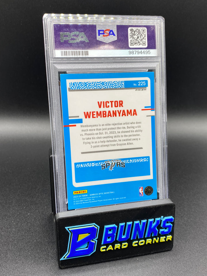 2023 Victor Wembanyama Purple Shock PSA 9