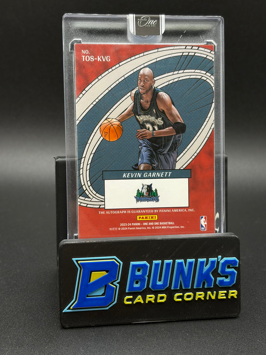 2023-24 Kevin Garnett One and One Panini Auto 45/49