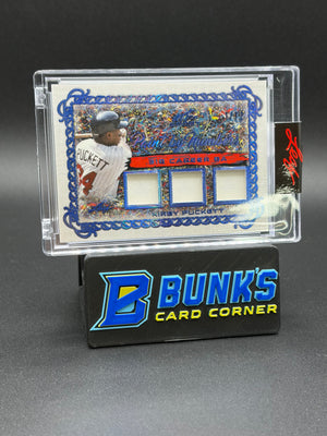 2021 Kirby Puckett Leaf Paint by Numbers Triple Jersey 1/12