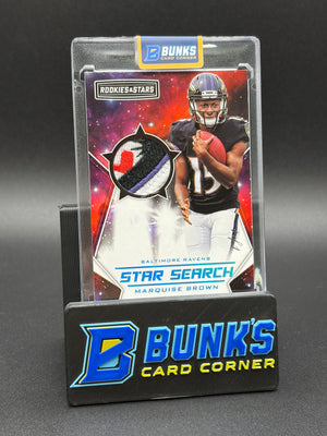 2019 Marquise Brown Rookies and Stars Star Search Patch