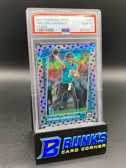 2021 Trevor Lawrence Stars PSA 10