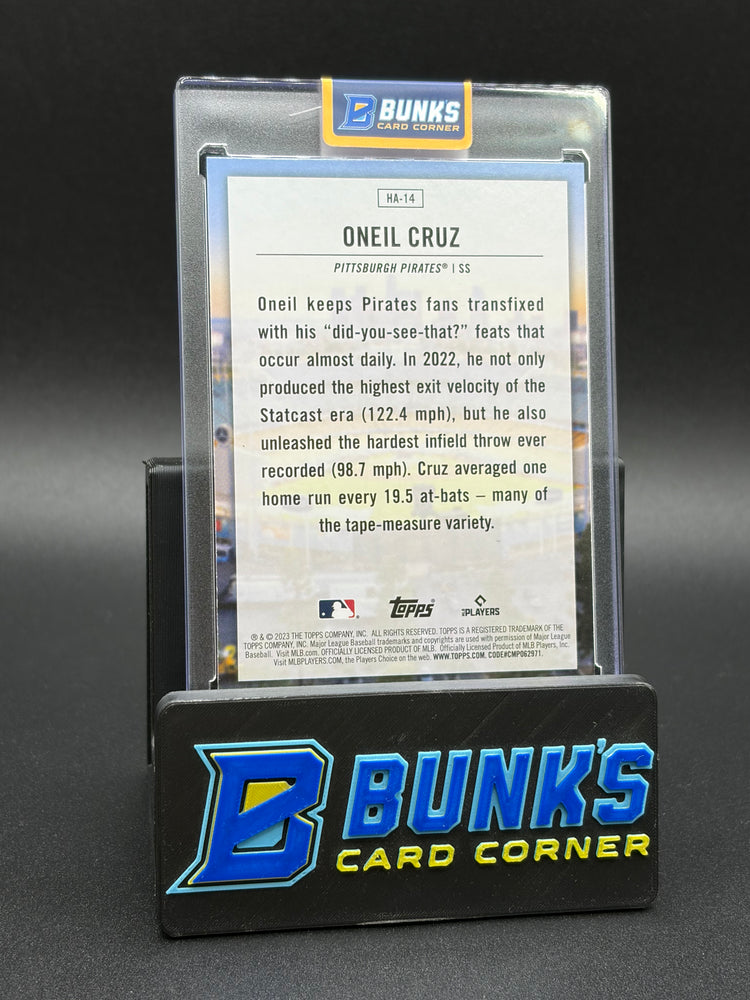 2023 Oneil Cruz Topps Home Field Advantage SSP