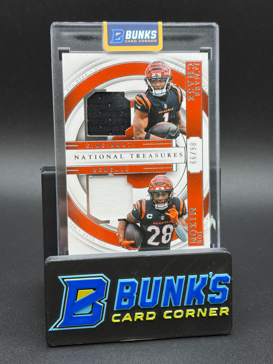 2023 Ja'Marr Chase & Joe Mixon Dual Patch National Treasure 86/99
