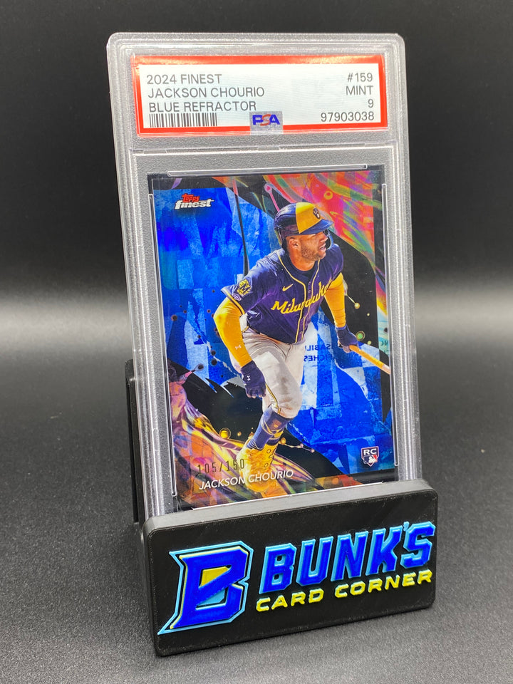 2024 Jackson Chourio Blue Ref. PSA 9