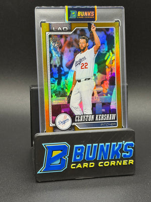 2026 Clayton Kershaw Gold Foil Topps 28/50