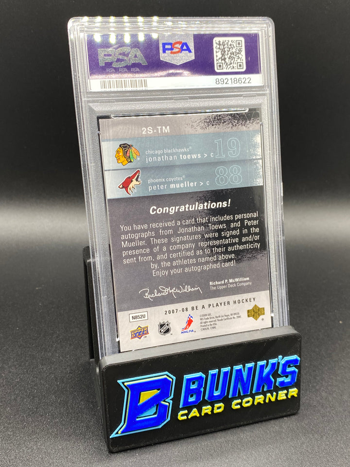 2007 Toews/Muelller Duel Sig. PSA 9