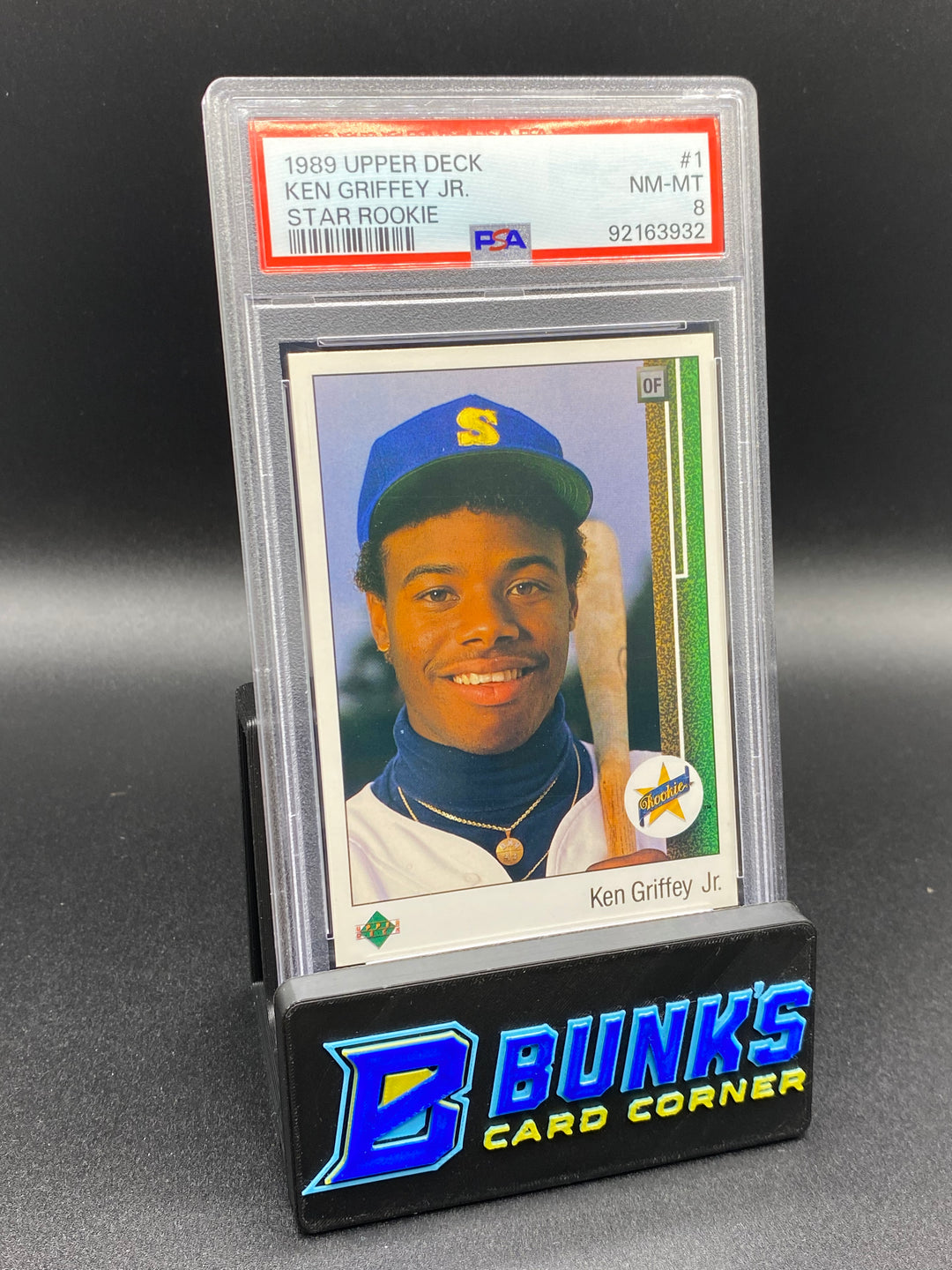1989 Ken Griffey Jr. Star Rookie PSA 8